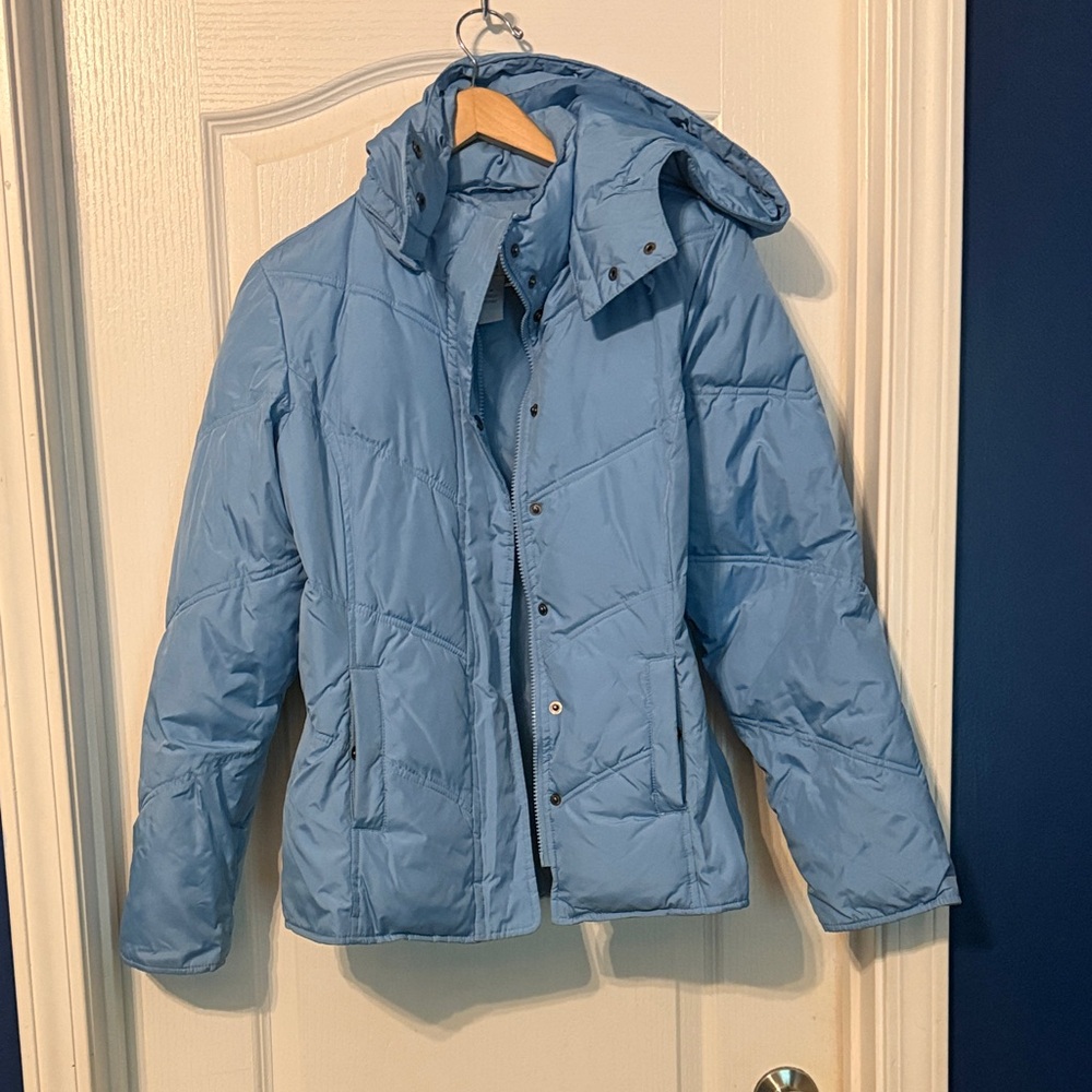 GAP Light Blue Puffer Jacket